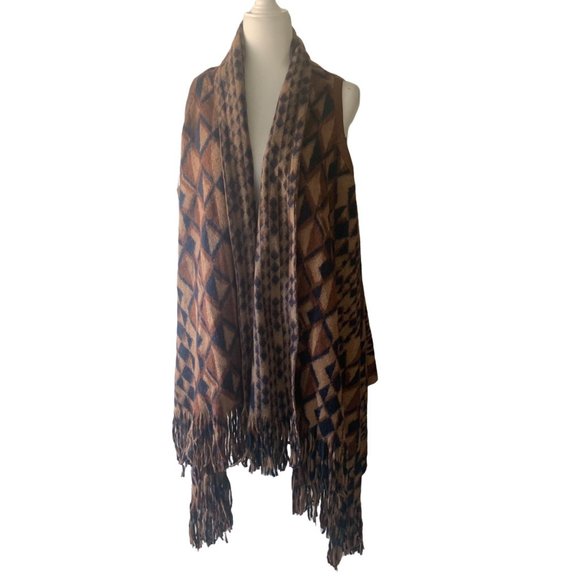 Anthropologie Plenty by Tracy Reese Sleeveless Cardigan Boho Women's Size M/L - Picture 1 of 13
